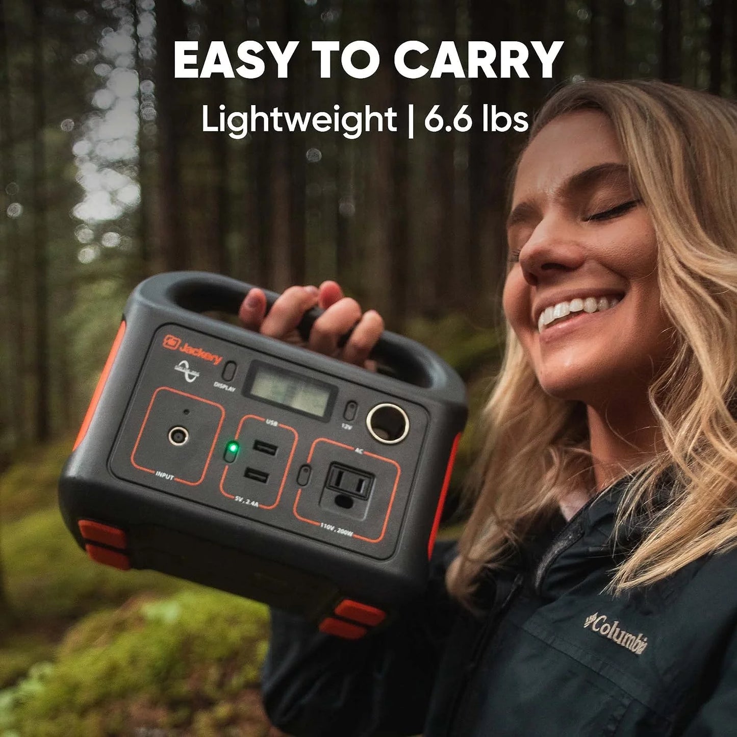 Explorer 240 Portable Power Station with 240Wh Lithium Battery, 110V/200W AC Outlet, Ideal for Outdoors, Camping, Travel, Hunting, and Emergencies (Solar Panel Compatible) - Peak Performance Outfitters