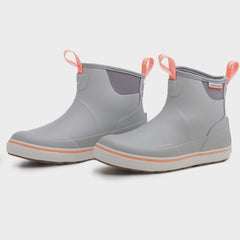 Grundens DECK-BOSS women's boot showing commercial non-slip outsole for wet surfaces