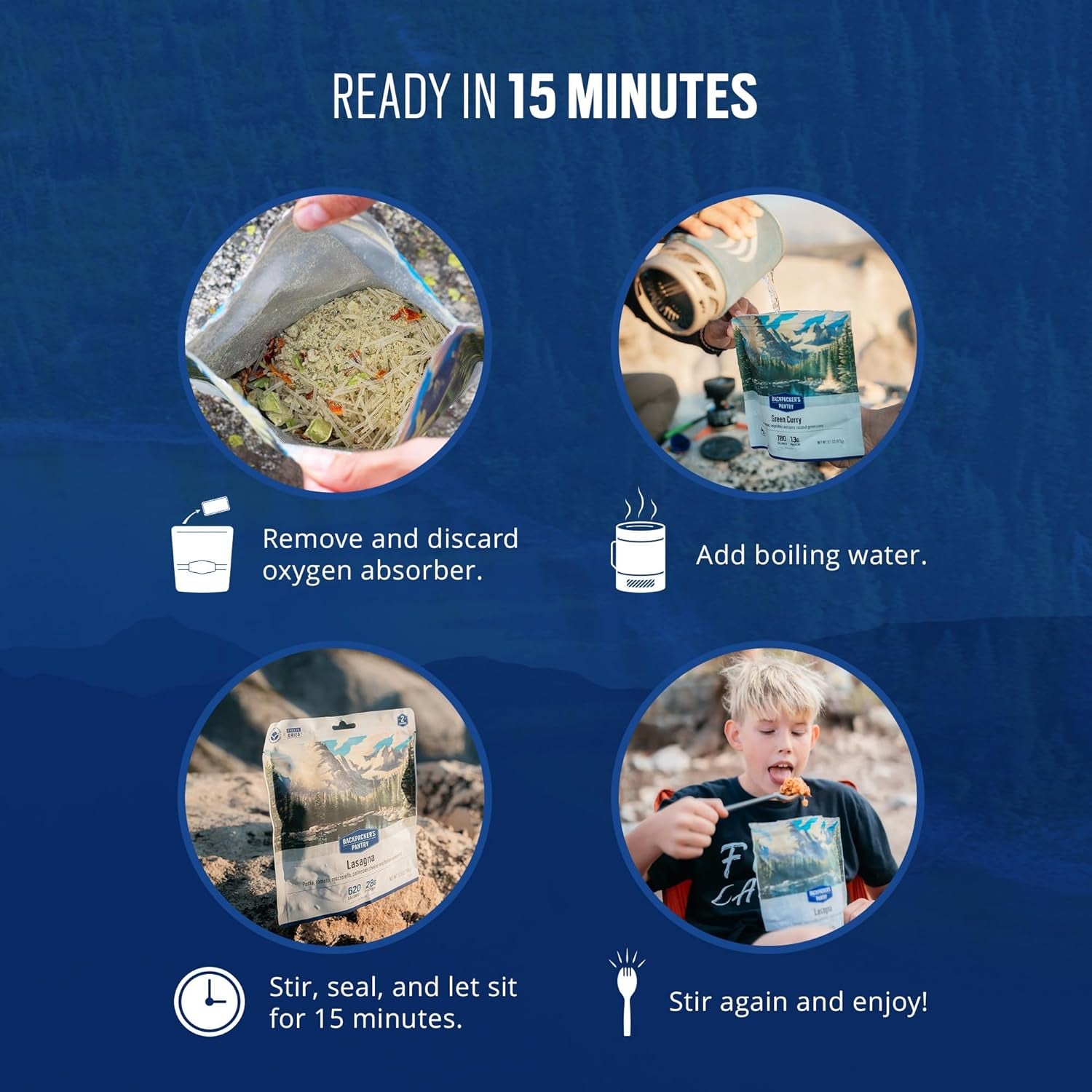 Three Cheese Macaroni and Cheese - Freeze-Dried Meal for Backpacking and Camping - Emergency Food Source with 24g of Protein, Suitable for Vegetarians - Peak Performance Outfitters