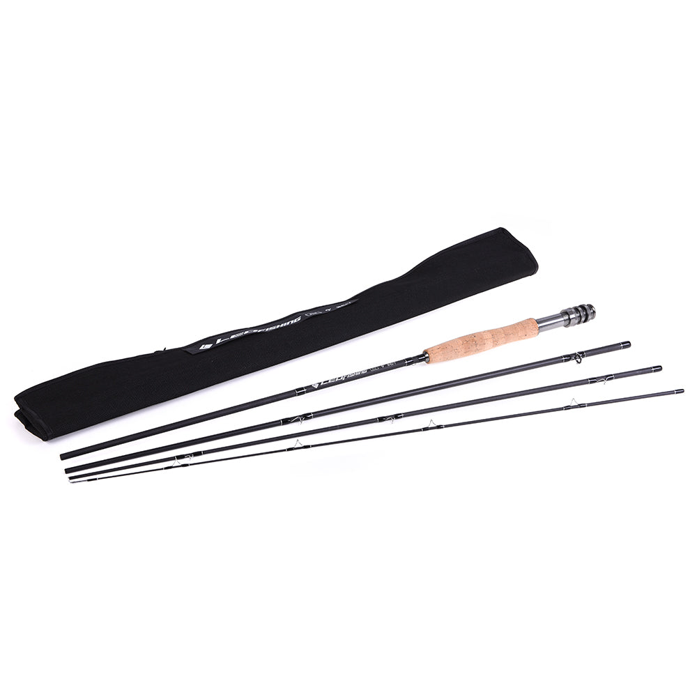 9-Foot Fly Fishing Rod and Reel Combo Set with Carry Bag, 10 Flies - Complete Starter Kit - Peak Performance Outfitters