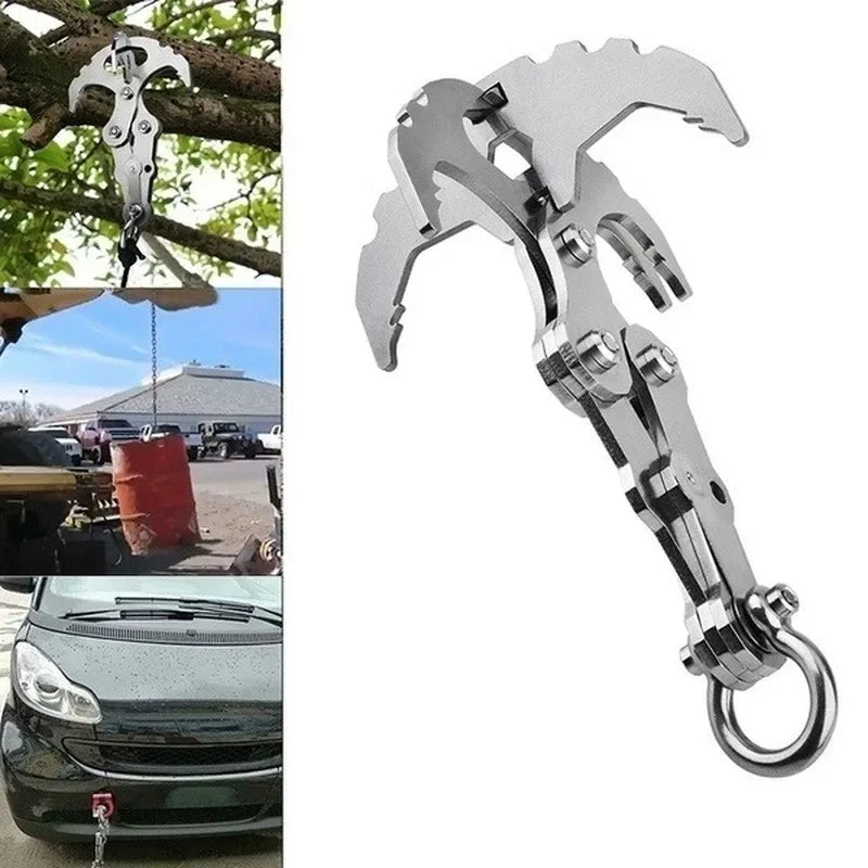 Stainless Steel Folding Grappling Hook for Outdoor Survival and Climbing - Peak Performance Outfitters