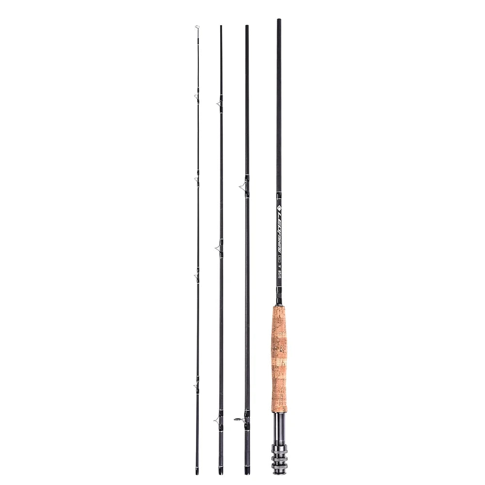 9' Fly Fishing Rod and Reel Combo with Carry Bag 10 Flies Complete Starter Package Fly Fishing Kit