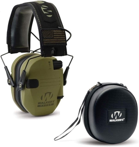 Slim Electronic Shooting Hearing Protection Muff with Sound Amplification and Suppression - Peak Performance Outfitters