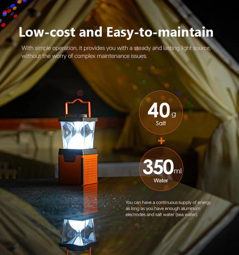 Hydrocell Salt Water Powered Lantern - Peak Performance Outfitters