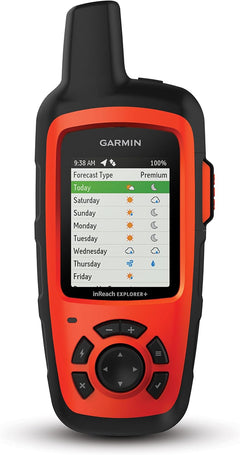 Garmin 010-01735-10 Inreach Explorer+, Handheld Satellite Communicator with Topo Maps and GPS Navigation