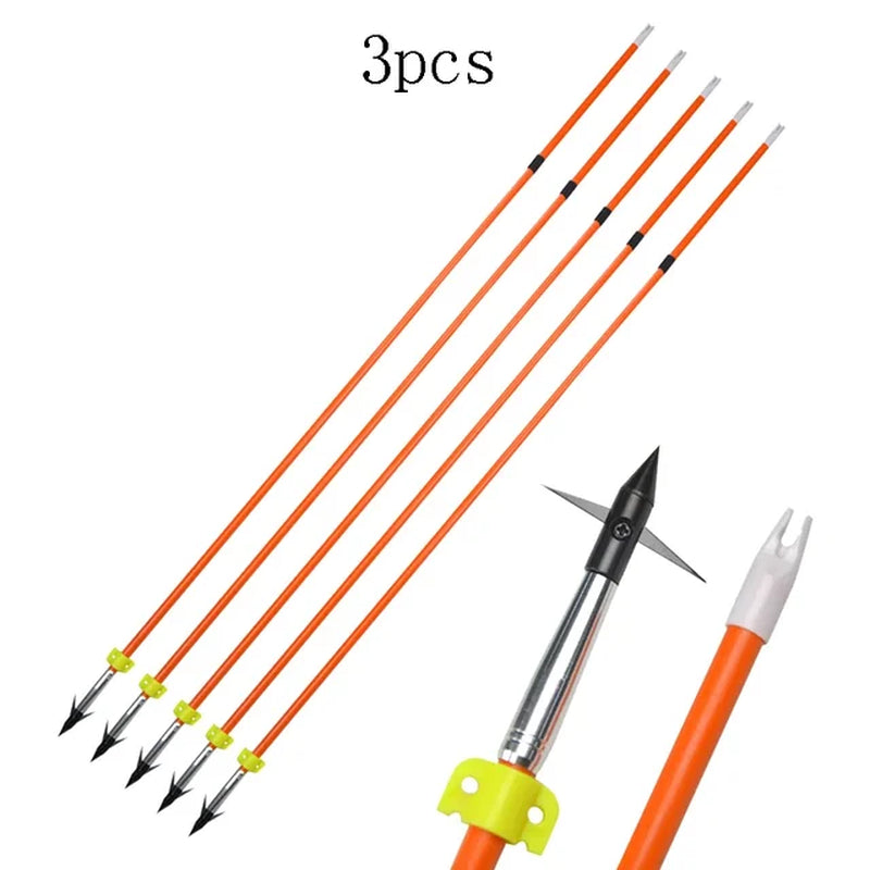 Fiberglass Compound Bow Hunting Arrow for Archery and Slingshot Hunting - Peak Performance Outfitters