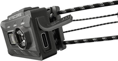 Nitecore NU20 Classic Ultralight Headlamp, 360 Lumen USB-C Rechargeable Lightweight for Backpacking, Camping, Running with Auxilary White and Red Light