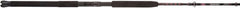 Penn Rampage boat spinning fishing rod with durable graphite blank and ergonomic handle for saltwater fishing.