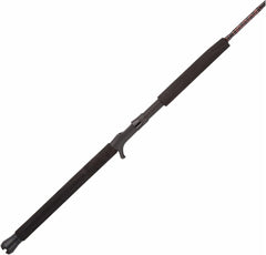 Penn Rampage boat spinning fishing rod with handle and reel seat, designed for saltwater fishing from boats.