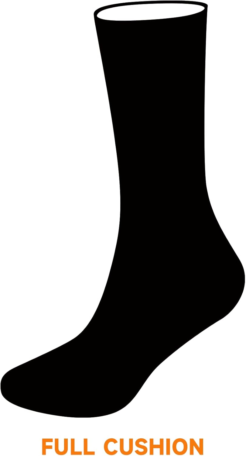 SAMSOX Merino Wool Boot Socks, Made in USA, Heavyweight with Full Cushion