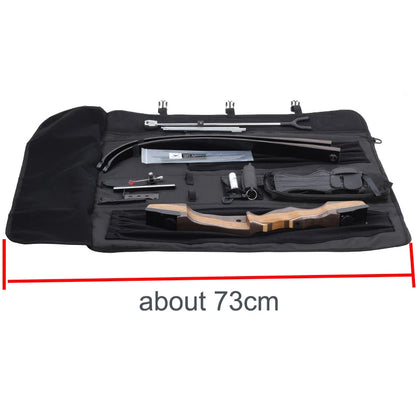 Collapsible Recurve Bow Bag with Shoulder Handle for Archery Equipment Storage - Peak Performance Outfitters