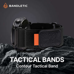 Bandletic Compatible with Garmin Instinct Watch Band - 22Mm Quick Fit Rugged Nylon Strap for Fenix 8 E 47Mm/7 6 Pro/5 Plus/Instinct 2 3 E 45Mm /Forerunner 965/955/945 /Approach S70/S62/S60/Epix Pro