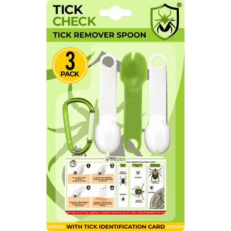 Tick Remover Tool Kit 3-Pack — Safe Tick Removal for Humans, Dogs & Cats with Magnifier Case