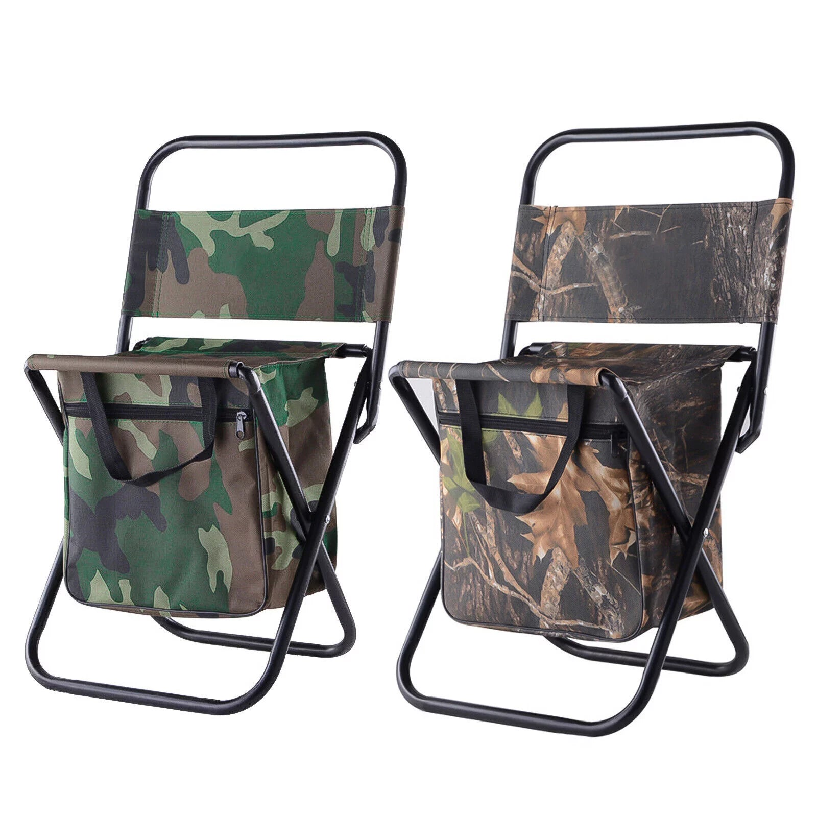 Portable Folding Camping Chair with Oxford Fabric and Steel Frame - Ideal for Hiking and Outdoor Activities - Peak Performance Outfitters