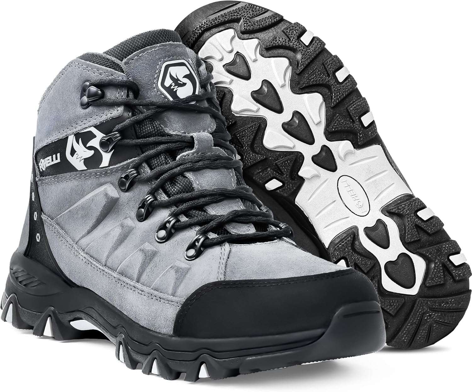 Foxelli Men’S Hiking Boots – Waterproof Breathable & Lightweight Suede Leather Hiking Boots for Men