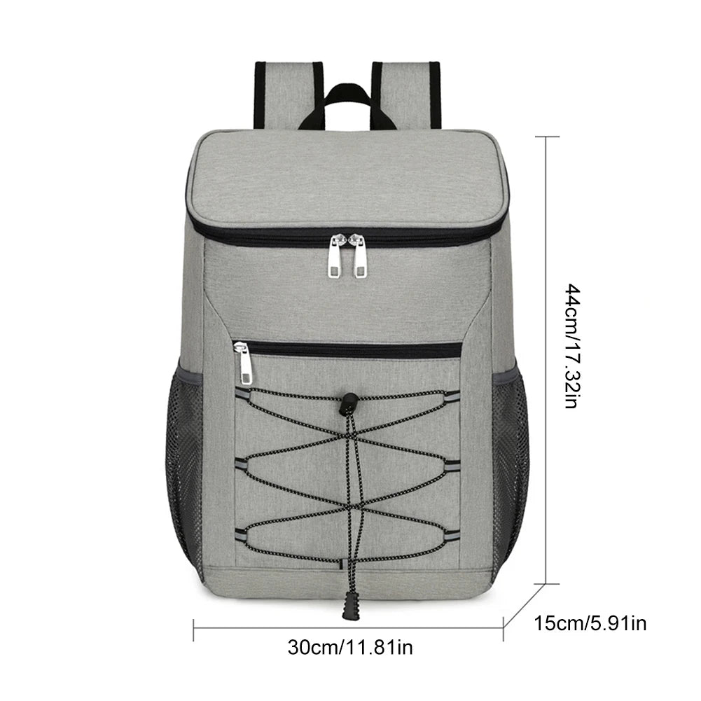 20L Insulated Thermal Backpack with Adjustable Straps for Food and Beverage Storage - Peak Performance Outfitters