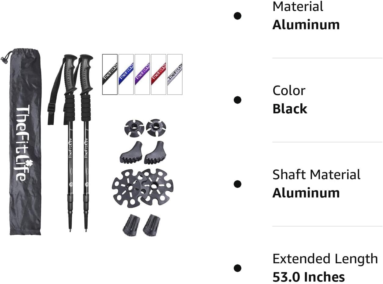 TheFitLife Nordic Walking Trekking Poles