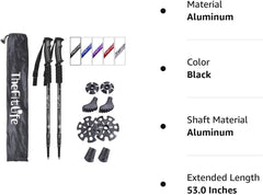TheFitLife Nordic Walking Trekking Poles