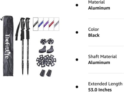 TheFitLife Nordic Walking Trekking Poles