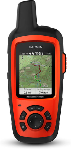 Garmin 010-01735-10 Inreach Explorer+, Handheld Satellite Communicator with Topo Maps and GPS Navigation