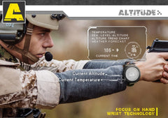 North Edge Tactical Outdoor Watch with Altimeter, Compass, Barometer, and Pedometer