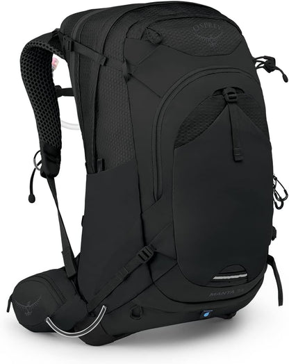 Osprey Manta 34L Men's Hiking Backpack with Hydraulics Reservoir, Black