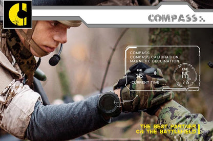 North Edge Tactical Outdoor Watch with Altimeter, Compass, Barometer, and Pedometer