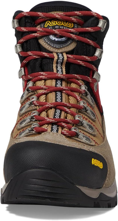 ASOLO Men's FUGITIVE GTX Water-Resistant Breathable Suede Nylon Trekking Low Ankle Hiking Boots  - Toe Rubber Cap