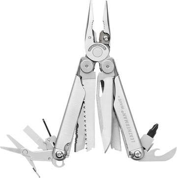 Leatherman Wave Plus multi-tool 18 tools with outside-accessible blade for EDC and field