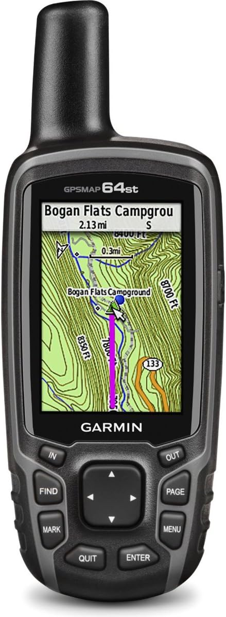 Garmin GPSMAP 64st with TOPO U.S. 100K topographic maps