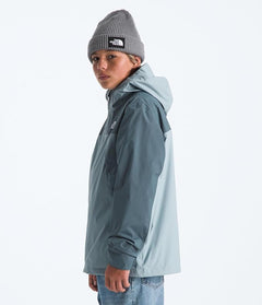 THE NORTH FACE Teen Antora Triclimate Jacket | Waterproof Shell, Inner Fleece Layer, Adjustable Hood with Rain Guard Tunnel