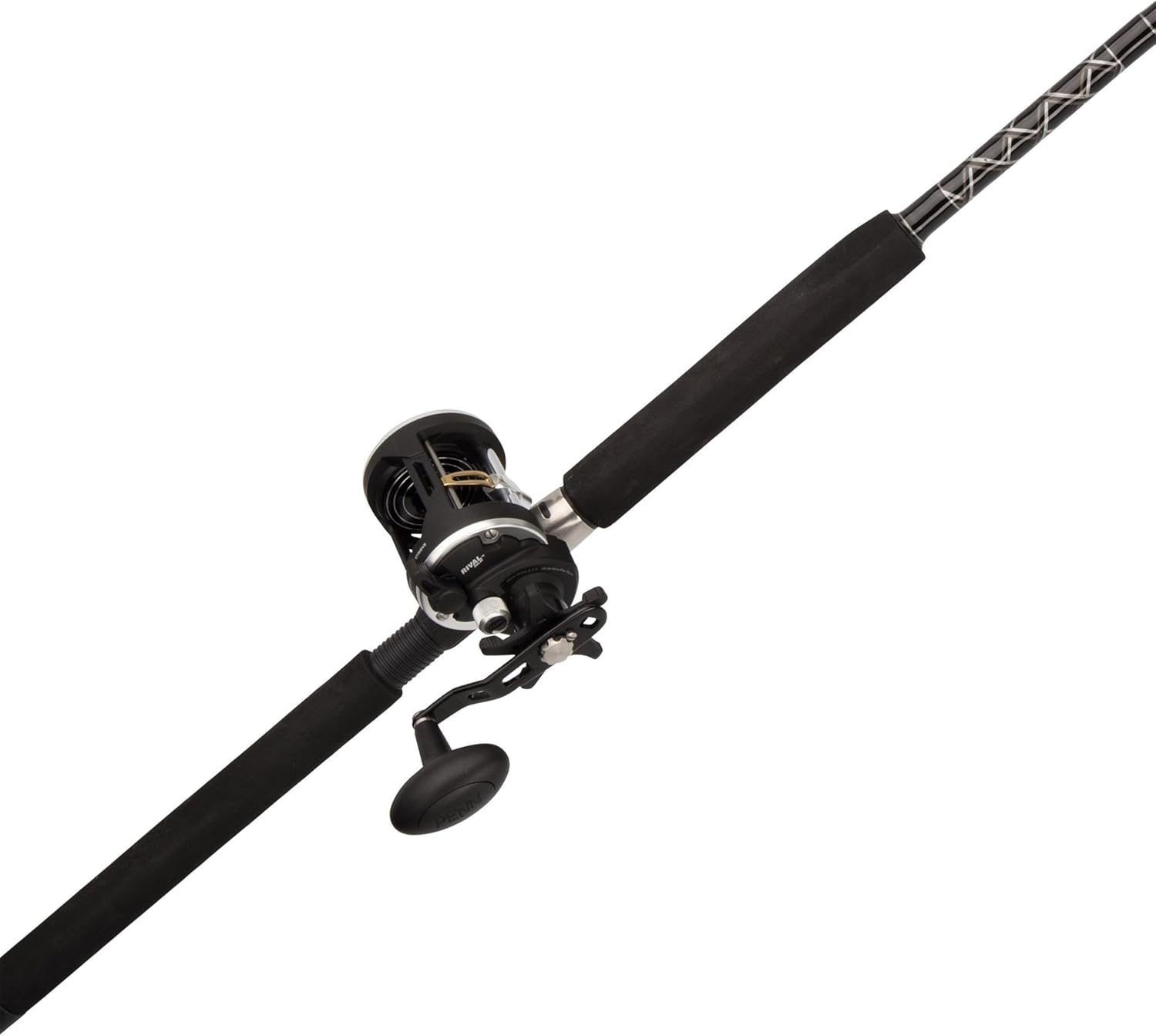 Penn Rival II Level Wind conventional rod and reel combo for pier and boat fishing