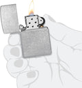 Zippo Classic Street Chrome Pocket Lighter