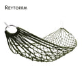 Portable Nylon Mesh Hammock for Outdoor Travel Camping - Blue/Green/Red