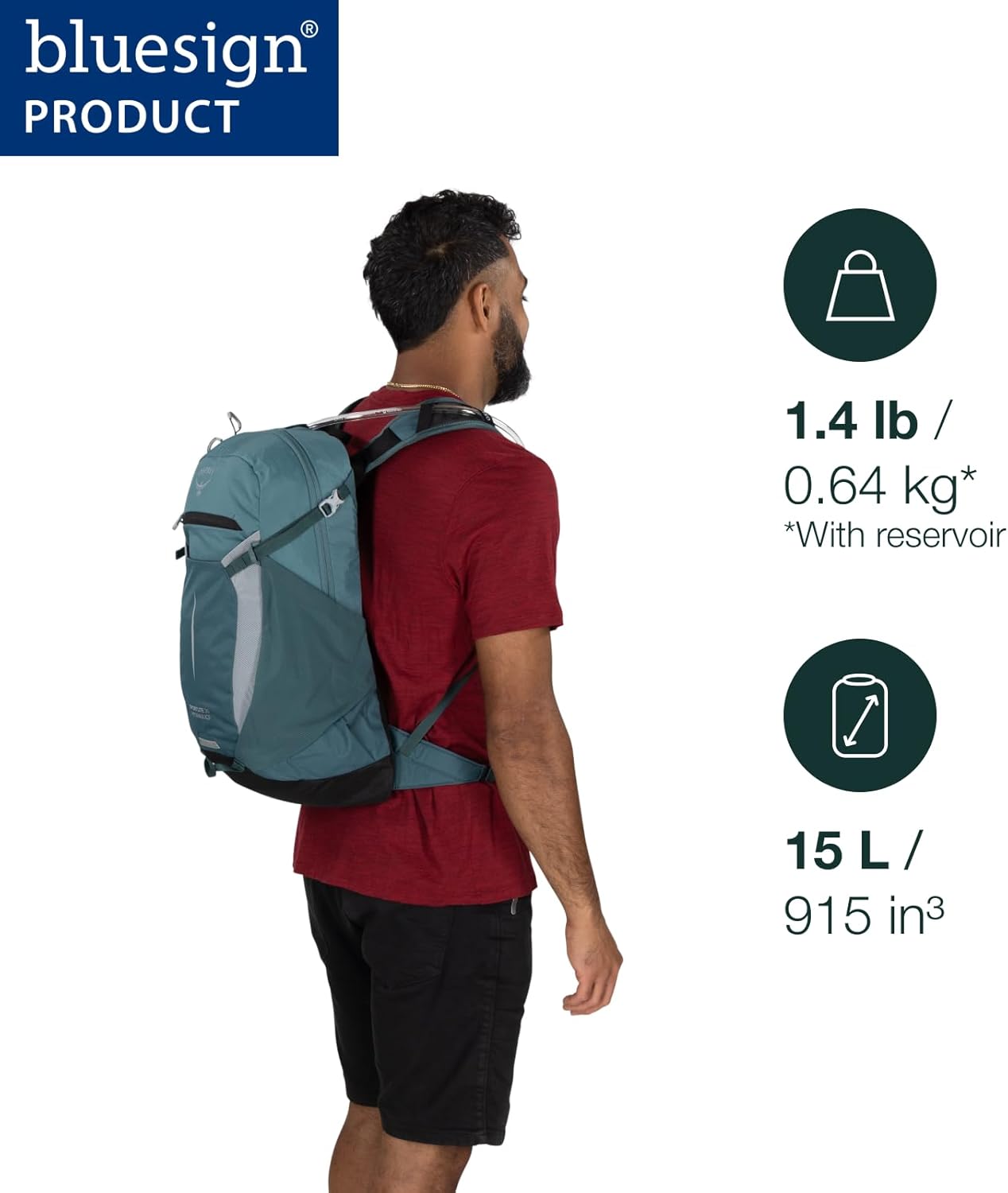 Osprey Sportlite Lightweight Hiking Backpack with Hydraulics Reservoir