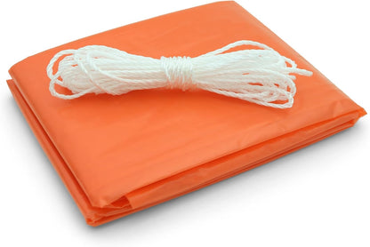 Coghlan's 2-person bright orange emergency tube tent for survival shelter