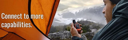 Garmin inReach Mini 2 Satellite Communicator, Lightweight Compact Rugged Design, Portable GPS Handheld for Hiking, Two-Way Text Messaging Device Bundle with Accessories (Flame Red)