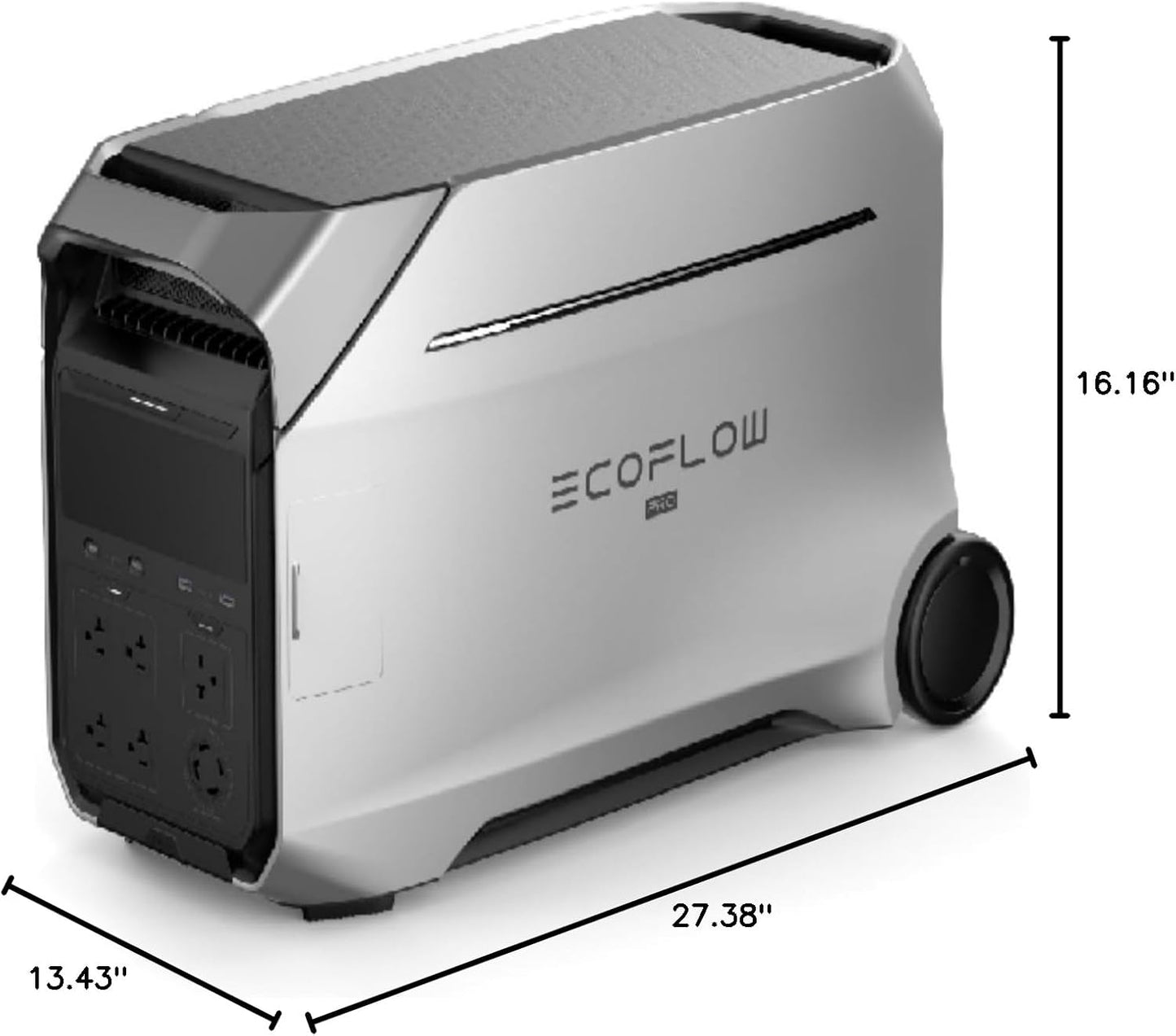 4096Wh DELTA Pro 3,4000-Watt Output, LFP Power Station, Home Backup, Camping, Push-Button - Peak Performance Outfitters