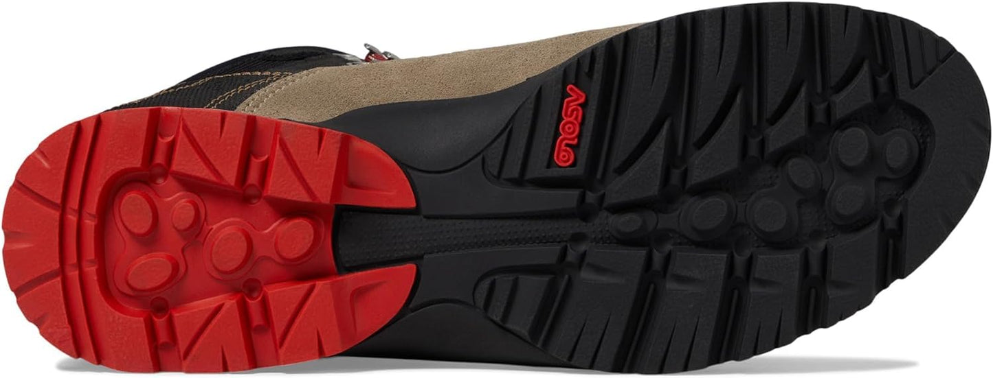 ASOLO Men's FUGITIVE GTX Water-Resistant Breathable Suede Nylon Trekking Low Ankle Hiking Boots  - Toe Rubber Cap