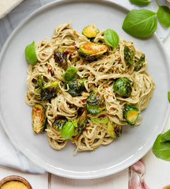 Explore Cuisine Organic Edamame Spaghetti - Pack of 6 (8 Oz) - Easy-To-Make Gluten Free Pasta - High in Plant Protein & Fiber - Vegan, Keto Friendly, Non- GMO - 24 Total Servings