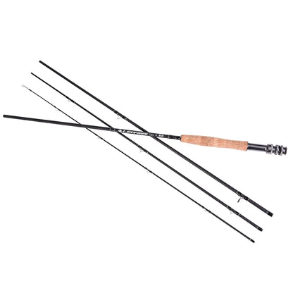 9' Fly Fishing Rod and Reel Combo with Carry Bag 10 Flies Complete Starter Package Fly Fishing Kit