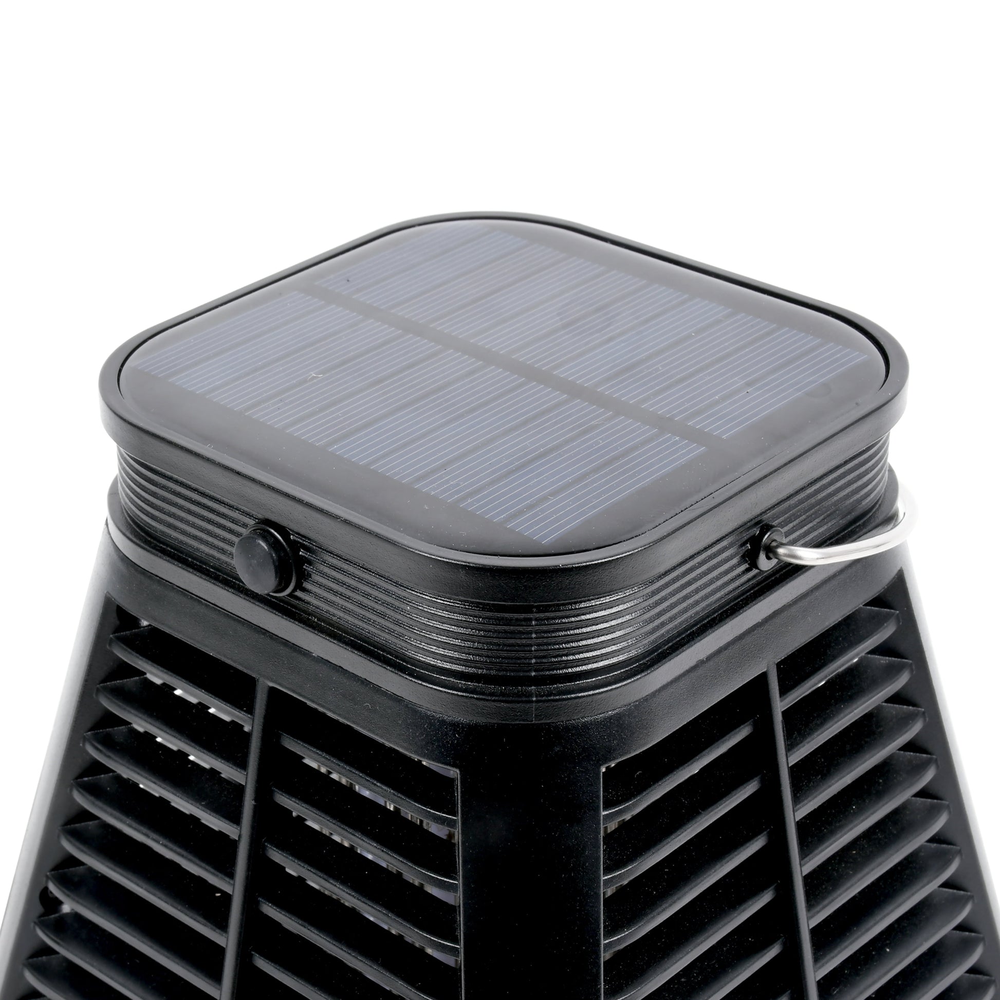 Portable Black Solar Power Bug Zapper with LED Lamp Light Bulb - Insect Eliminator & Mosquito Killer - Peak Performance Outfitters