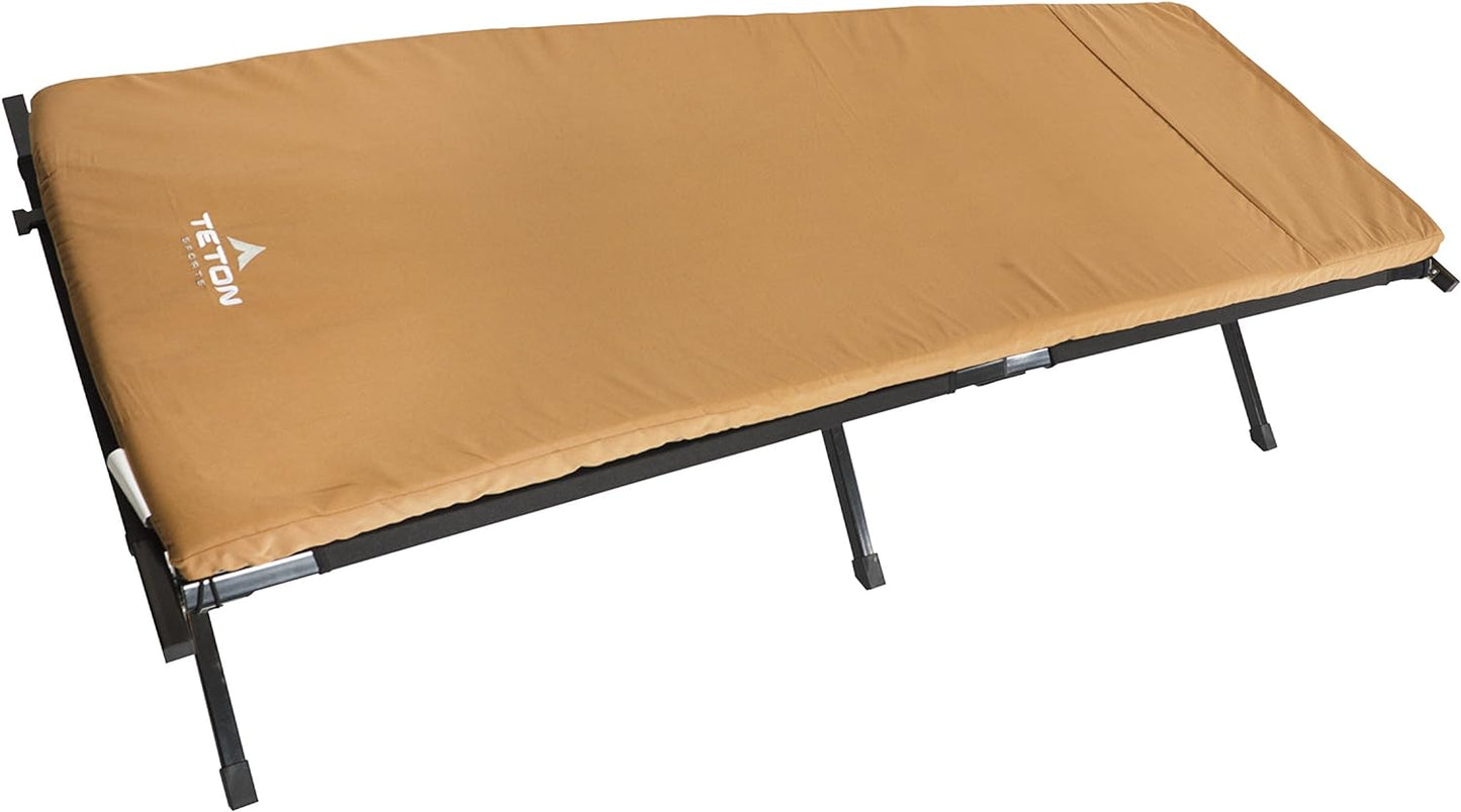 Canvas Camp Pad - Durable Sleeping Pad for Car Camping in Brown - Peak Performance Outfitters