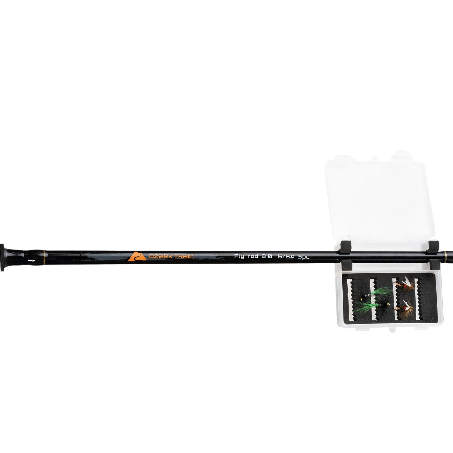 8-Foot 3-Piece Fly Fishing Rod and Reel Combo with Assorted Flies - Peak Performance Outfitters