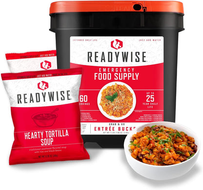ReadyWise Emergency Food Supply — Freeze-Dried Survival Buckets