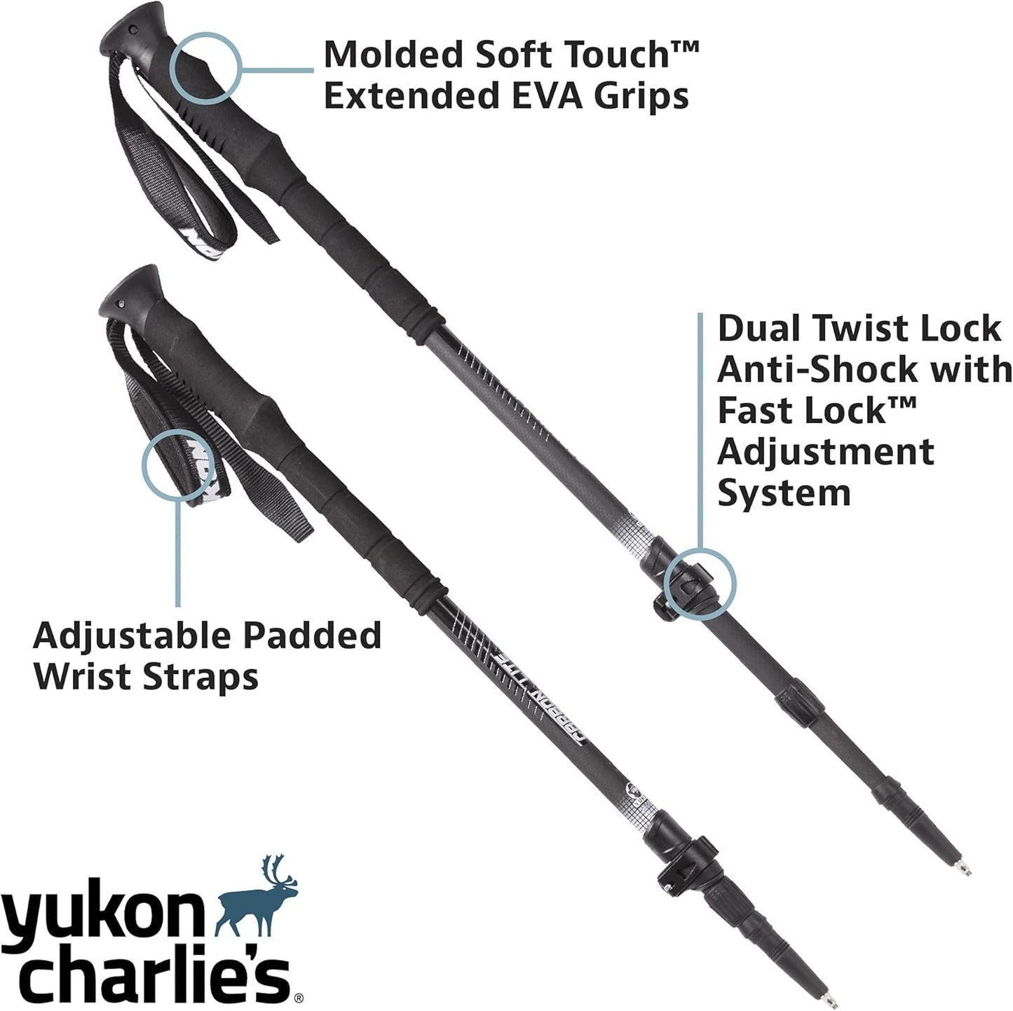 Yukon Trek Lite Anti-Shock Trekking Pole