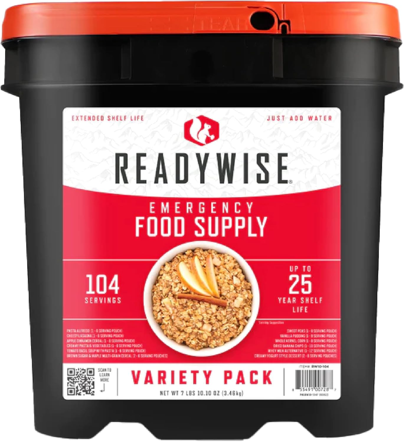 ReadyWise Emergency Food Supply — Freeze-Dried Survival Buckets