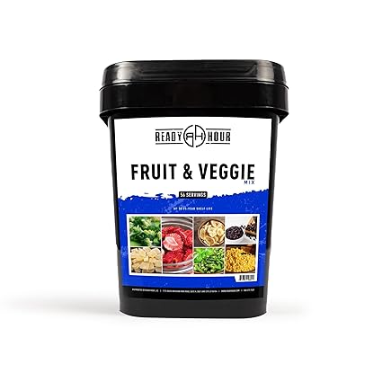Ready Hour Fruit and Veggie Mix - Freeze Dried Emergency Food Supply