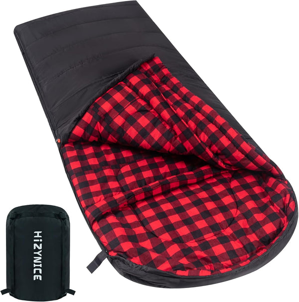 Coleman Brazos cold weather sleeping bag 20°F rated with thermolock zipper for camping