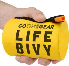 Life bivy emergency survival sleeping bag in reflective mylar